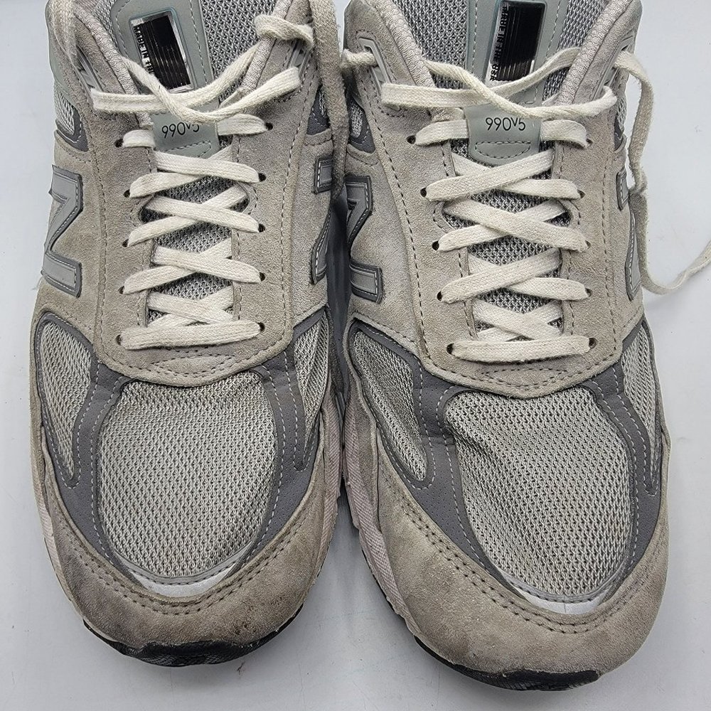 New Balance 990v5 Made In USA Grey Mens Size 14 Running Shoes - M990GL5 - Picture 12 of 12